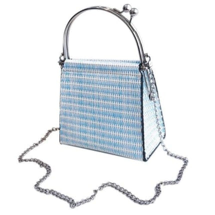 Sac En Osier Nice Bleu Sac Osier