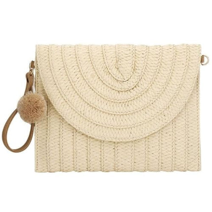 Sac En Osier Rectangulaire Beige Sac Osier