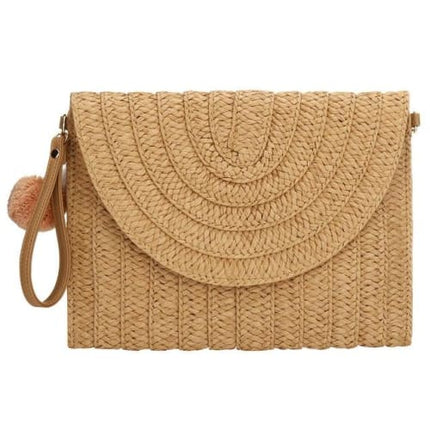 Sac En Osier Rectangulaire Kaki Sac Osier