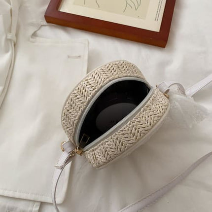 Sac Osier Rond Blanc Sac En Osier