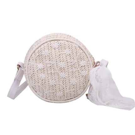 Sac Osier Rond Blanc Sac En Osier