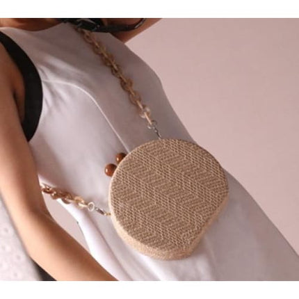 Sac En Osier Rond Femme 3 Sac Osier