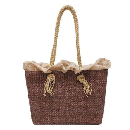 Sac Osier Tendance 2018 Brun En