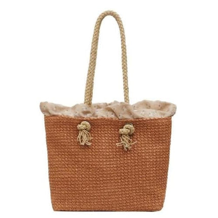 Sac Osier Tendance 2018 Marron En