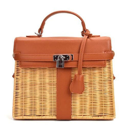 Sac En Osier Tendance Marron Sac Osier