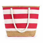 Sac En Osier Avec Tissu Rouge Sac Osier