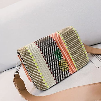 Sac Osier Vacances Kaki Sac En Osier