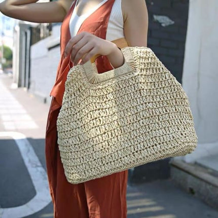 Sac En Paille Cabas Chic Sac