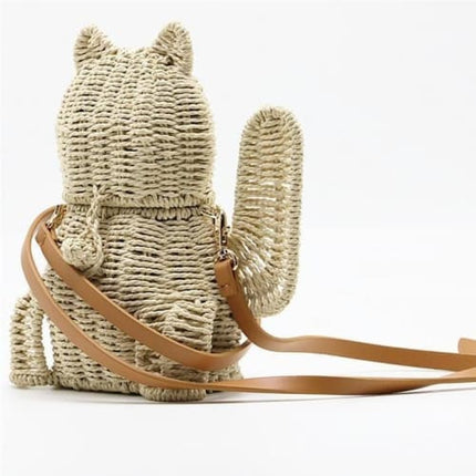 Sac En Paille Chat Sac