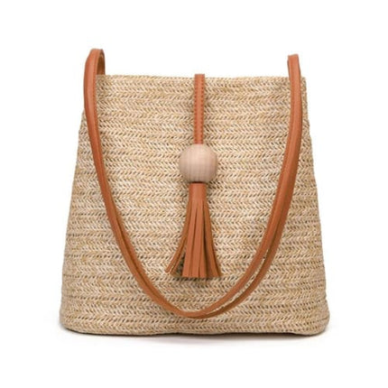 Sac Paille Et Cuir Bali Sac En Paille