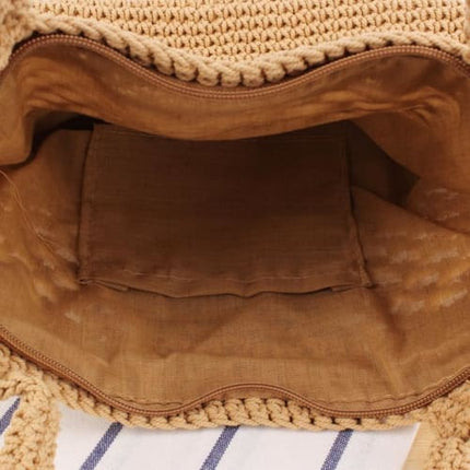 Sac De Paille En Filet Tissé Sac Paille