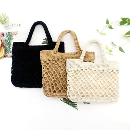 Sac De Paille En Filet Tissé Sac Paille