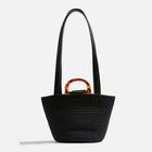 Sac En Paille De Luxe Noir Sac Paille