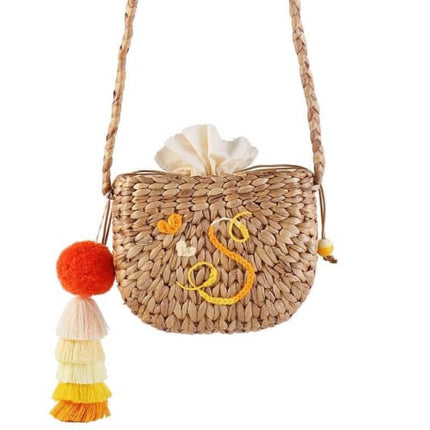 Sac Paille Et Pompon Sac En Paille