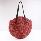 Sac En Paille Rond 2019 Rouge Sac
