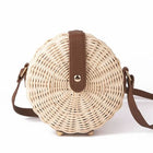 Sac En Paille Rond Bandoulière 20 Cm Diamètre Sac Paille