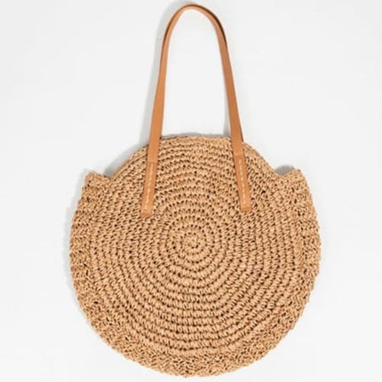 Sac De Plage En Osier Brun Sac Osier