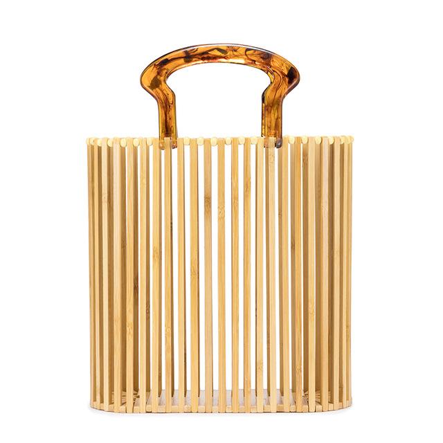 Sac Bambou Poignée Sans Tissu