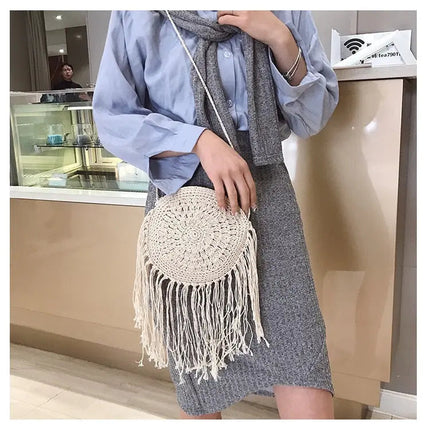 Sac Raphia Rond Blanc Sac Raphia