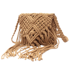 Sac Tressé Raphia Marron Sac À Main