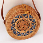 Sac Rond En Rotin Vintage Sac