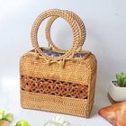 Sac En Rotin Avec Anneau Sac