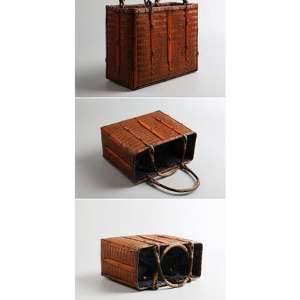 Sac En Rotin Rectangulaire Sac