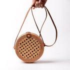 Sac En Rotin Rond Sac