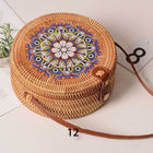 Sac En Rotin Rond Cindy Sac Rotin