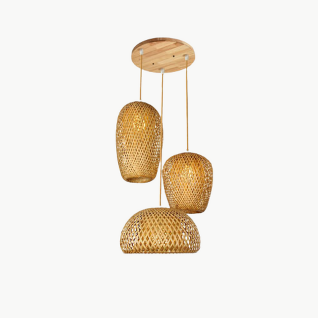 Suspension Bambou Triple Suspensions