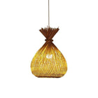 Suspension Bambou Beignet Luminaire