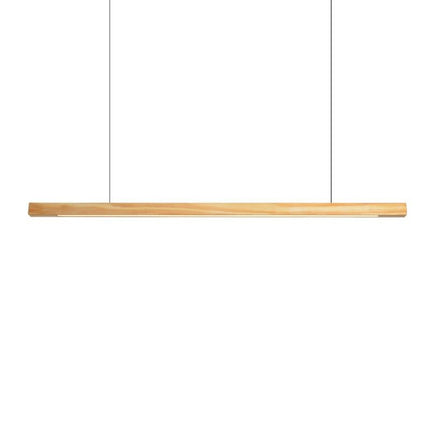 Suspension Bambou Bois Fin Luminaire