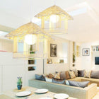 Suspension Bambou Cabane Luminaire