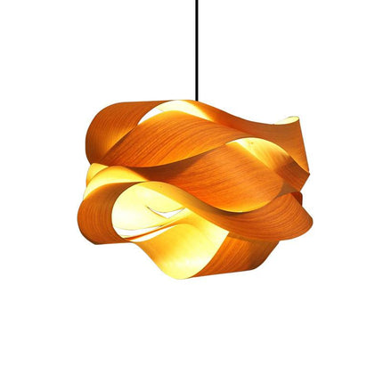 Suspension Bambou Futuriste 45Cm Luminaire