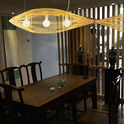 Suspension Bambou Mer 130Cm Luminaire