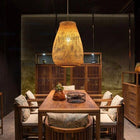 Suspension Bambou Panier Luminaire
