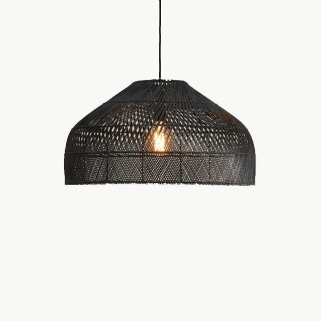 Suspension En Rotin Noir Suspensions