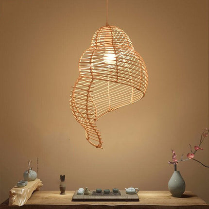 Suspension En Rotin Coquillage Suspensions