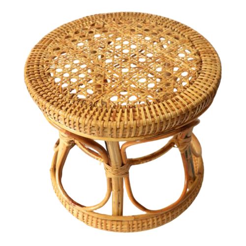 Tabouret Pouf Osier